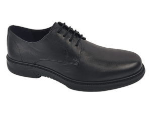 Zapatos Oxford de Vestir para Hombre Dlords Gad Penny, Negros, de Piel Vacuna, con Cordones, Punta en Pico, para Oficina y Carrera Profesional, Color Sólido, Hechos a Mano, con Entresuela de EVA - Product Image 1