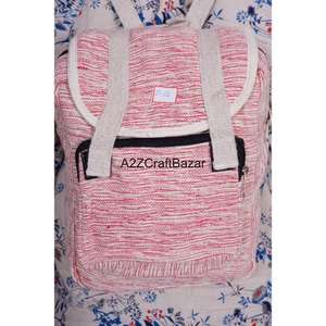 Mochila de Camping y Natación Unisex Hecha a Mano, Vintage, Ligera, de 20L, de Tela de Algodón, con Cierre de Cremallera, Correa de Hombro Arqueada, Suave - Product Image 6