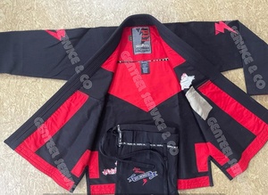 ชุดยูนิเซ็กซ์ BJJ GI ผ้าฝ้าย 100% ชุดยิวยิตสูสีดำ BJJ GIS รับสกรีนโลโก้ ทนทาน ระบายอากาศได้ดี ไม่หดตัว ชุดกิโมโน BJJ 450gsm - Product Image 4