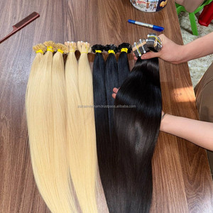Extensions de cheveux humains de qualité supérieure, cheveux vierges vietnamiens, extensions à bandes invisibles, lisses et raides comme des baguettes, double épaisseur, sans nœuds - Product Image 1
