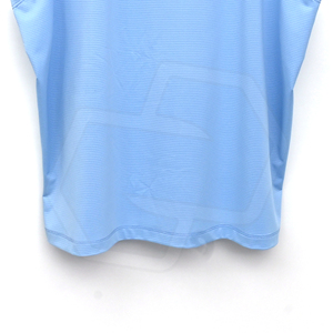 Camiseta Deportiva sin Mangas de Poliéster Azul Claro al por Mayor, Uniforme de Atletismo, Transpirable, Ligera, para Correr y Entrenar - Product Image 5
