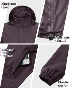 Chaqueta Cortavientos con Capucha para Hombre SANGLA SPORTS, Ligera, Ecológica, Resistente al Viento, Transpirable, Reversible, de Secado Rápido, para Invierno y Actividades al Aire Libre - Product Image 5