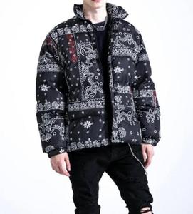 Veste matelassée coupe-vent pour homme, col montant, veste d'hiver, coupe classique, fermeture éclair décontractée - Product Image 4