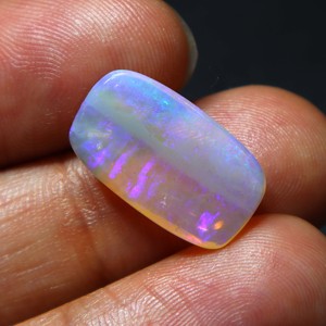 <b>7</b> Carat Natural Australian Opal Solid Coober Pedy Loose Gemstone Crystal Opal Blue <b>Fire</b> Handmade for Jewelry Making Stone - Product Image 4