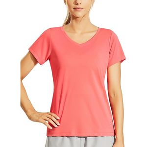 Camiseta de Manga Corta para Mujer, Corte Ajustado, Color Sólido, Logotipo Personalizado, Poliéster, Capa Base Informal para Actividades Grupales - Product Image 1