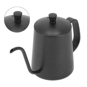 Hervidor de Acero Inoxidable Negro con Boquilla Flexible, Ideal para Café y Té, Hogar, Oficina, Hotel y Cocina, Venta al Por Mayor OEM - Product Image 2