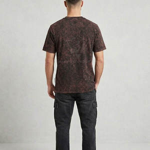 เสื้อยืดคุณภาพสูง ผ้าฝ้าย 100% สีซีดแบบวินเทจ ซักแบบ Stone Wash และ Acid Wash ทรงโอเวอร์ไซส์ ทรงบ็อกซี่  เสื้อเปล่าสำหรับงานสกรีน สตรีทแวร์ เย็บตะเข็บเดี่ยว - Product Image 2