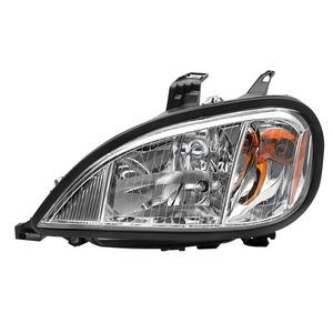 Fari anteriori con alloggiamento cromato e catarifrangente ambra per Freightliner Columbia 2004-2017, lato sinistro/conducente, sistema di illuminazione per camion - Product Image 1