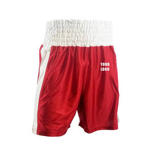 Pantalones Cortos de Muay Thai Tradicionales con Bordado de Marca Personalizada, Acabado Satinado de Lujo, Pantalones Cortos Profesionales para Combate de Boxeo Muay Thai en Venta - Product Image 6