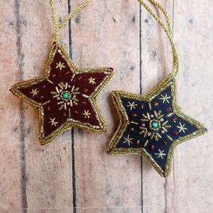 Adorno de Bastón de Caramelo con Cuentas Hecho a Mano, 4 Pulgadas, Rojo y Blanco, Decoración Navideña Tradicional para Interiores, Embalaje Personalizado - Product Image 2