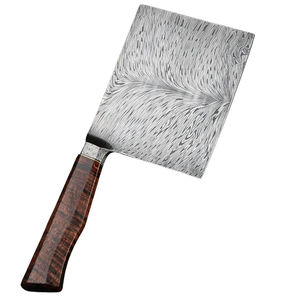 Couteau de Chef Burraq Personnalisé Fait Main en Acier Inoxydable, Hachoir Multifonctionnel avec Manche en Bois, Qualité DIY, OEM/ODM, Usage Cuisine, 10 Pouces, 2mm - Product Image 6