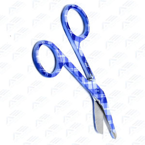 Ciseaux à pansements Lister à lames courbées, instruments de coupe médicaux pour une élimination sûre et facile des pansements et des compresses chirurgicales - Product Image 4