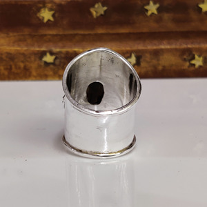 Bague en labradorite naturelle, bijoux en pierres précieuses faits à la main, bague en pierre à reflets bleus, cadeau unique pour femmes - Product Image 5