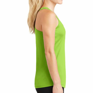 High Quality Cotton/Polyester Jersey Tank <b>Top</b> with Front Logo Customizable Size & Color Breathable Casual Women's Tank <b>Top</b> - Product Image 3