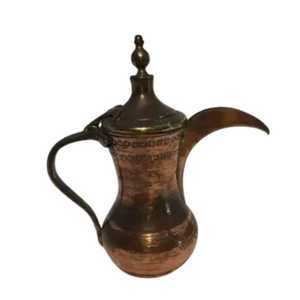 Engraved Gold Silver Arabic Coffee Dallah Premium Traditional Metal Pot Serving Kettle Luxury Hospitality <b>Tea</b> <b>Maker</b> Eco-Friendly - Product Image 6