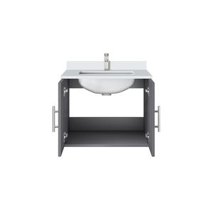 Grigio scuro 24 pollici. L X 22 Pollici Mobile da Bagno con Top in Marmo Coltivato e Set Rubinetto per i Tuoi Mobili da Bagno - Product Image 6
