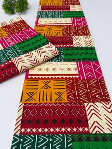 Tissu en coton Ankara imprimé wax africain de Sierra Leone pour vêtements, artisanat et pagnes traditionnels - Product Image 5