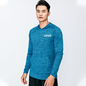 Camiseta Deportiva de Poliéster Ajustada Personalizada para Gimnasio, Camisetas de Secado Rápido con Estampado de Alta Calidad para Hombre, Sudaderas con Capucha - Product Image 5