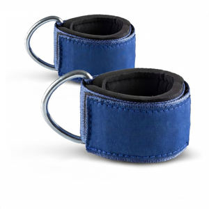 Sangle de cheville de musculation personnalisable en cuir avec boucle, ajustement réglable, confortable pour l'exercice et le soutien de la cheville - Product Image 1