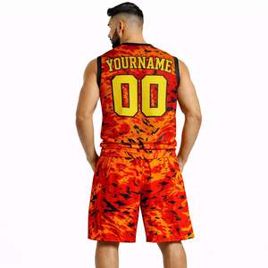 ชุดยูนิฟอร์มบาสเก็ตบอลขายดีที่สุด ผลิตจากโพลีเอสเตอร์ 100% จากปากีสถาน มีไซส์พลัส รับสกรีนโลโก้ ราคาขายส่งสำหรับชุดทีม - Product Image 2