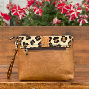 Bolsos de hombro de cuero de piel con estampado de animales de estilo recién llegado, bolsos laterales de Venta caliente genuinos de moda de alta calidad para mujer - Product Image 5