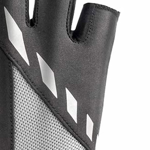 Gants de cyclisme unisexes mi-doigts respirants avec fermeture auto-agrippante, antidérapants et antichocs pour l'été, la route et le VTT - Product Image 5
