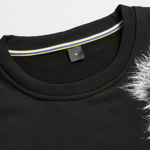 Vestes de baseball style hip-hop urbain pour hommes et femmes, vente en gros d'usine, sweat-shirts surdimensionnés personnalisés brodés - Product Image 3