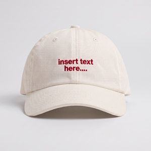 Gorra de Béisbol Bordada Unstructured Ajustable de 6 Paneles, Gorra de Papá de Algodón con Logotipo Personalizado, 100% Algodón, Promocional, Marca Propia, MOQ Bajo - Product Image 1