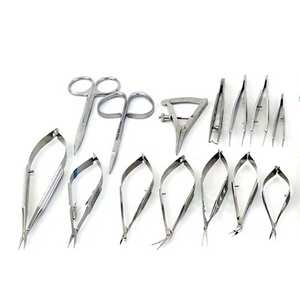 Ensemble d'instruments chirurgicaux ophtalmologiques, outils de chirurgie oculaire, instruments de diagnostic, kit de soins oculaires en acier inoxydable - Product Image 2