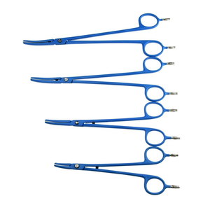 Instruments chirurgicaux courbés de qualité supérieure pour anastomose vasculaire, pinces hémostatiques, ciseaux de dissection bipolaires – Ensemble - Product Image 5