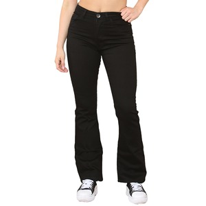 Pantalon en jean large pour femme, mignon, uni, confortable, amincissant, en coton, style streetwear, respirant, séchage rapide, imperméable, lavable, élastique - Product Image 1