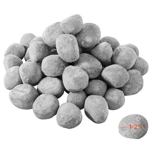 Pietre Decorative in Ceramica per Braciere da 1,2 Pollici, 48 Pezzi, Rocce Laviche per Uso Interno ed Esterno - Product Image 5
