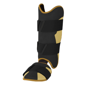 Protège-jambes de baseball en cuir PU avec fermeture auto-agrippante – Protection professionnelle pour l'entraînement sportif des adultes toutes saisons - Product Image 3