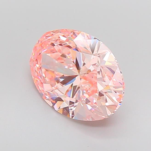Magnifique diamant rose ovale de 5 carats, diamant fantaisie de couleur rare, diamant brillant non monté pour un chef-d'œuvre de joaillerie de luxe sur mesure - Product Image 2
