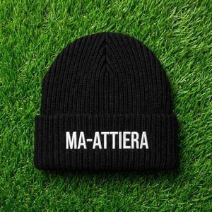 Bonnet unisexe en tricot côtelé avec logo personnalisé, chaud pour l'hiver, à revers extensible, doux, confortable, décontracté, pour l'extérieur - Product Image 6