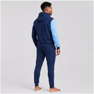 Survêtement de sport d'hiver pour homme personnalisé OEM, 100 % coton, motif uni, logo personnalisable, couleur et design, vêtements d'équipe pour hommes - Product Image 5