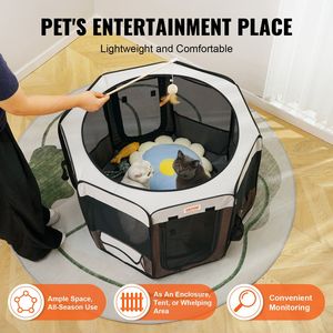 Premium 36 pollici pieghevole per animali domestici 600D impermeabile in tessuto Oxford portatile per cani box cuccia per cucciolo di gatto al coperto all'aperto - Product Image 4