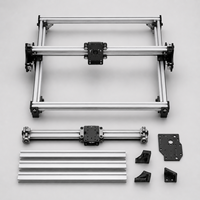 Kit de cadre de graveur laser en alliage d'aluminium usiné CNC, disponible en OEM/ODM, non destiné à la micro-usinage