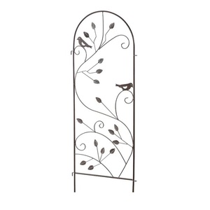 Treillis de jardin en métal noir tendance pour roses, vigne, glycine et plantes grimpantes – Motif carré, taille et forme personnalisables - Product Image 5