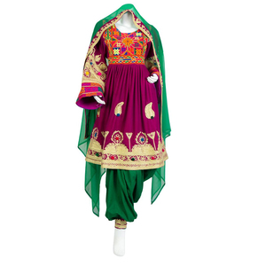 Hermoso Vestido Afgano Kutchi, Disponible en Todas las Tallas, Colores y Diseños, 100% Alta Calidad, Hecho en Pakistán, Precio al por Mayor - Product Image 1