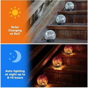 Outdoor Waterproof Solar <b>Globe</b> <b>Lights</b> Garden Ball Solar <b>Lights</b> - Product Image 2