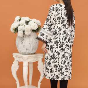 Blusa de seda con agarre estampado para mujer PS5005 1 pieza Camisa de seda estampada a la moda con características de agarre - Product Image 1