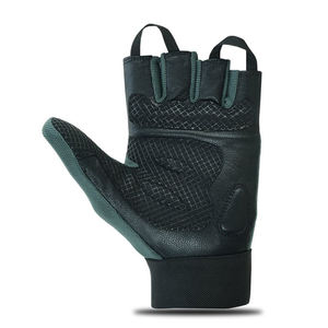 Gants de musculation en cuir de qualité supérieure pour la protection des paumes, gants de musculation demi-doigts pour la musculation - Product Image 4