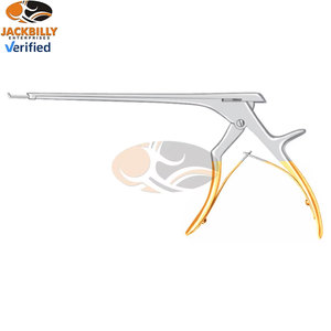 JACKBILLY 7 Inch Stainless Steel High Quality Multi-<b>Bite</b> Kerrison Rongeur Punch Delicate Thin Foot Plate Forward <b>Bite</b> 3mm - Product Image 6