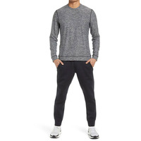 T-shirt décontracté pour homme fabriqué en usine, col rond, extensible dans les 4 sens, 100 % coton jersey, manches longues, couleur unie, séchage rapide, écologique, haute qualité