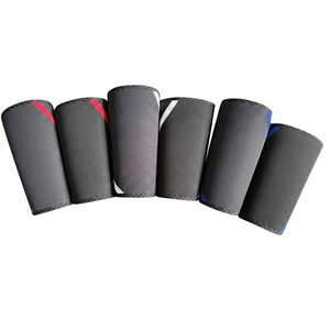 Genouillères de compression en néoprène rayées multicolores pour l'entraînement en salle de sport, genouillères de soutien robustes pour la musculation et les squats - Product Image 1