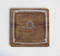 Support à gâteau en bois artisanal écologique, en bois massif naturel, rustique, personnalisable, pour mariage, anniversaire, fête, présentation en cuisine