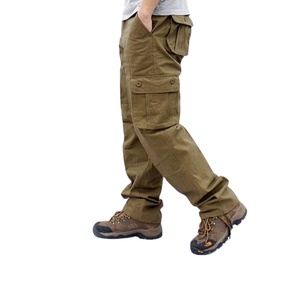 Prix de gros de haute qualité Pantalon cargo personnalisé pour hommes Streetwear Pantalon décontracté 6 poches Pantalon cargo pour femmes de BD - Product Image 1