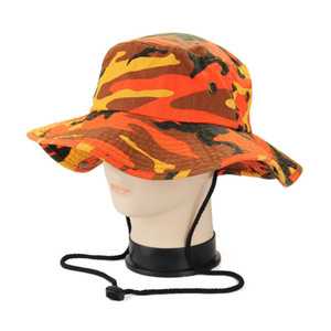 Sombrero de Pescador Unisex con Camuflaje, Ajustable, de Ala Ancha, para Exteriores, Primavera/Verano, Casual, Transpirable, Impermeable, de Lona de Poliéster, Moderno - Product Image 3