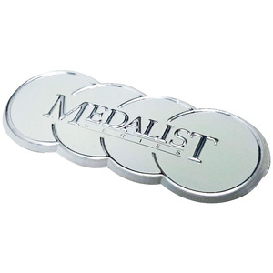 Plaque métallique personnalisée en relief – Étiquette logo blanche pour la décoration, l'image de marque et l'étiquetage d'équipements - Product Image 4